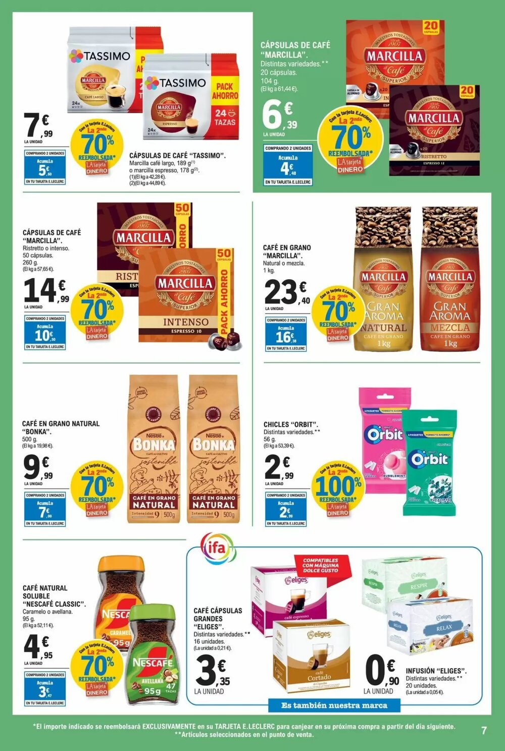 Folleto promocional de E.Leclerc válido desde el 25/02/2026 - Página 7.