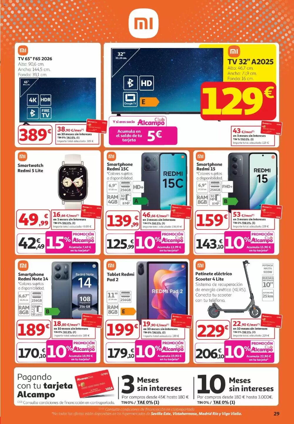 Folleto promocional de Alcampo válido desde el 26/02/2026 - Página 29.
