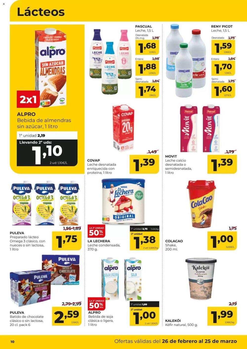 Folleto promocional de Alimerka válido desde el 26/02/2026 - Página 10.