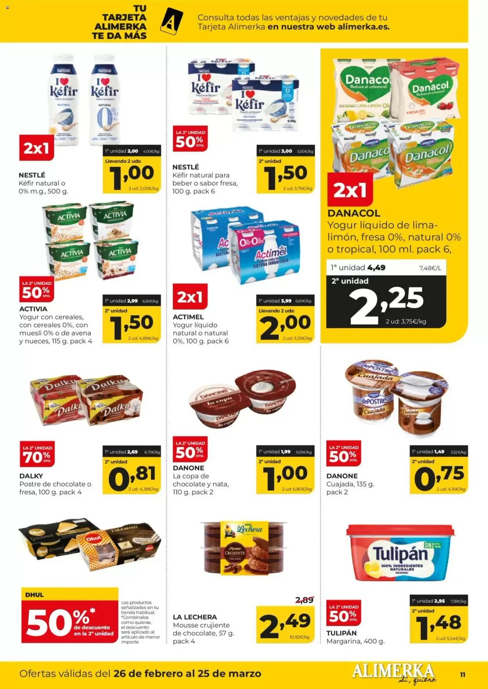 Folleto promocional de Alimerka válido desde el 26/02/2026 - Página 11.
