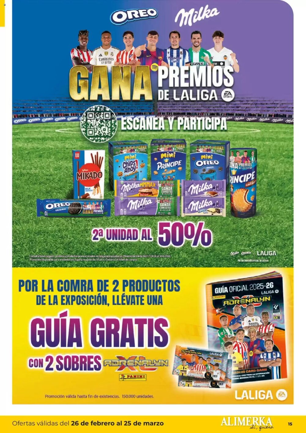 Folleto promocional de Alimerka válido desde el 26/02/2026 - Página 15.