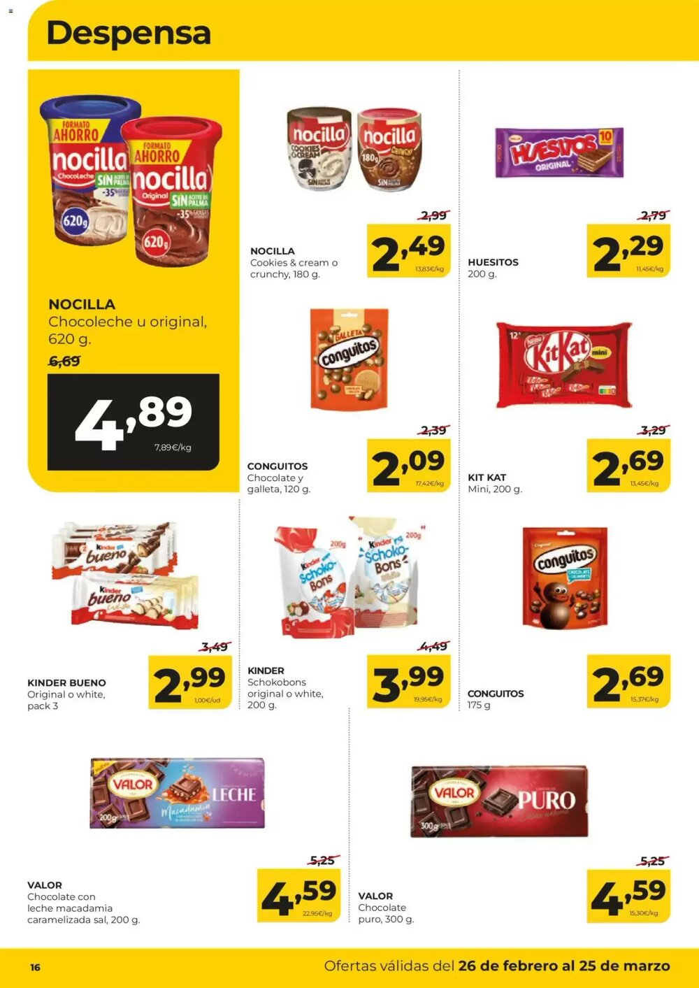 Folleto promocional de Alimerka válido desde el 26/02/2026 - Página 16.