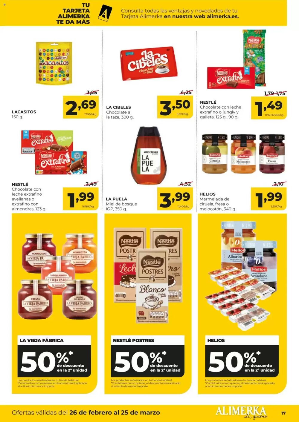 Folleto promocional de Alimerka válido desde el 26/02/2026 - Página 17.