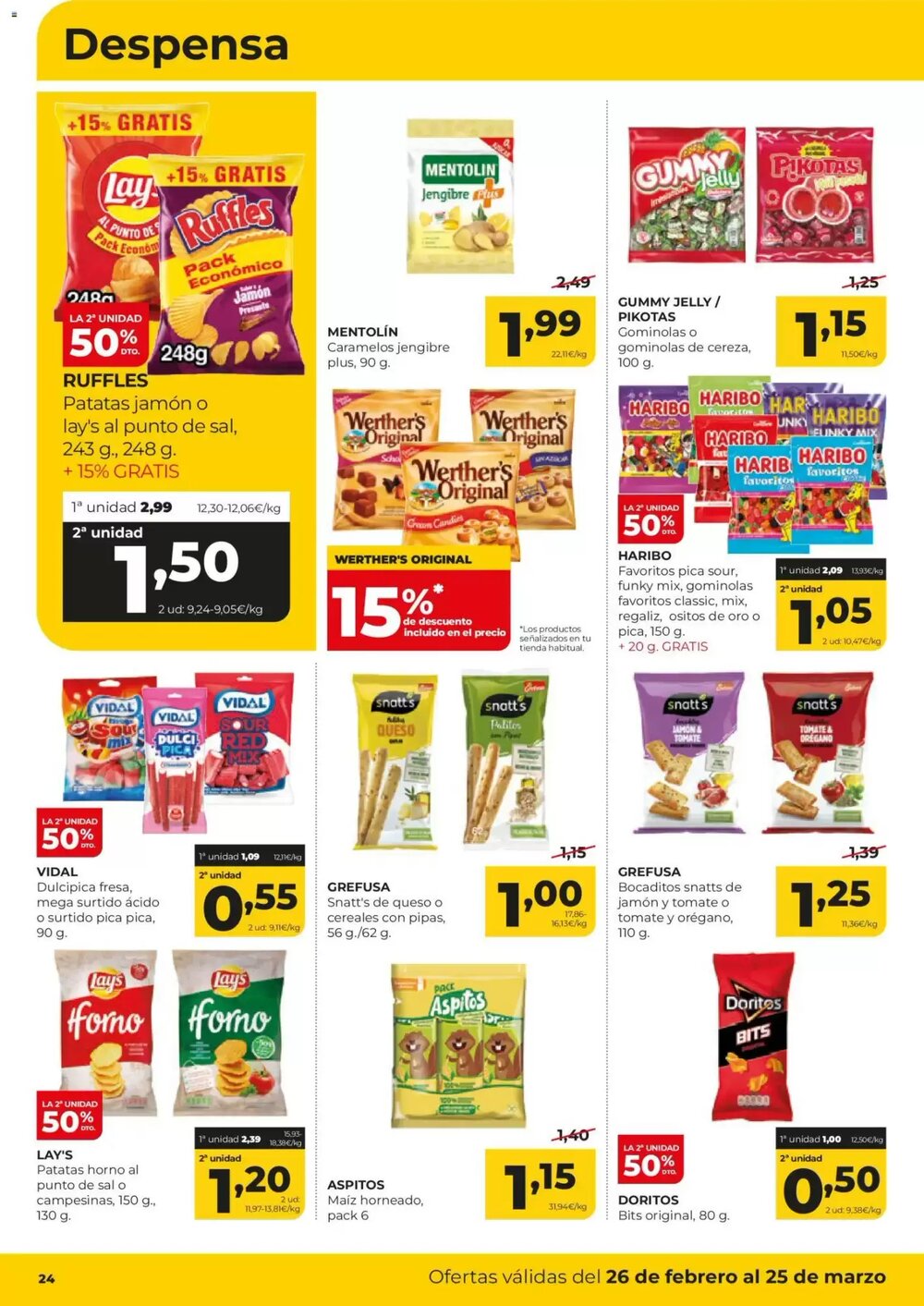 Folleto promocional de Alimerka válido desde el 26/02/2026 - Página 24.