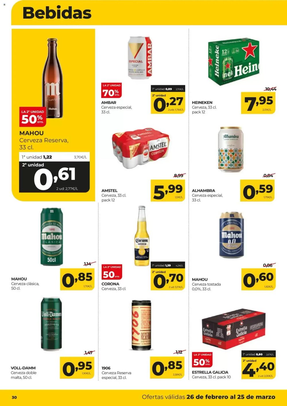 Folleto promocional de Alimerka válido desde el 26/02/2026 - Página 30.