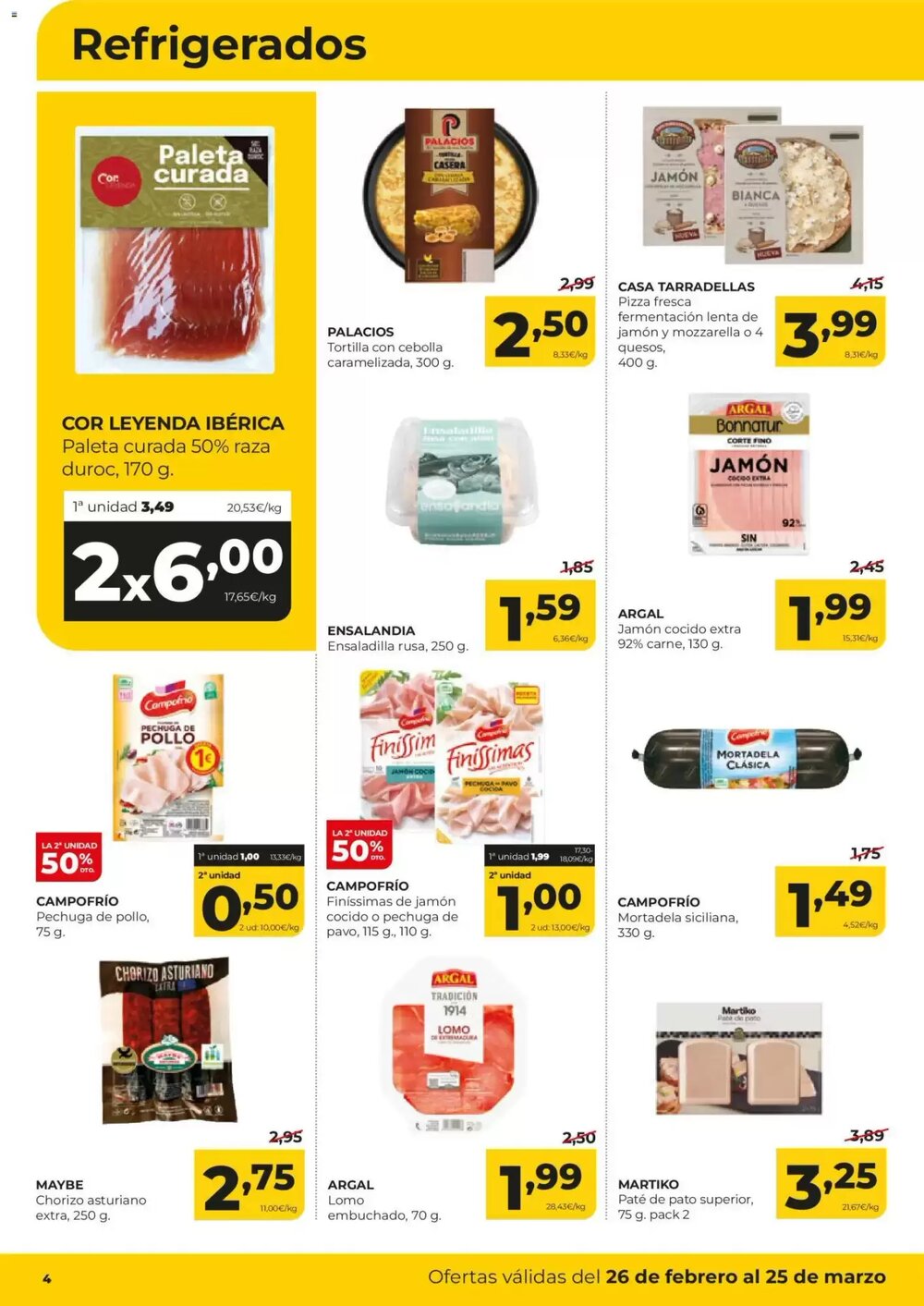 Folleto promocional de Alimerka válido desde el 26/02/2026 - Página 4.