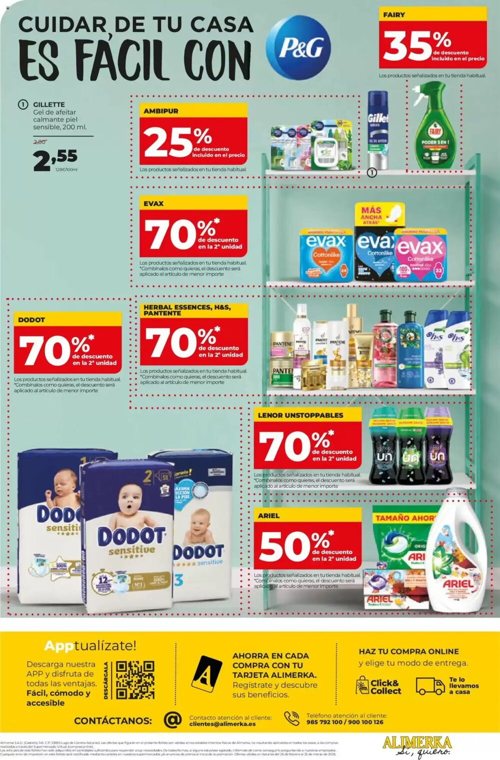 Folleto promocional de Alimerka válido desde el 26/02/2026 - Página 40.