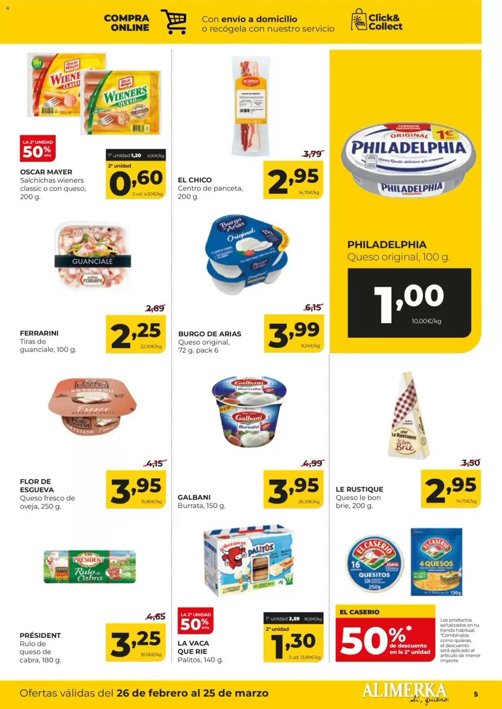 Folleto promocional de Alimerka válido desde el 26/02/2026 - Página 5.