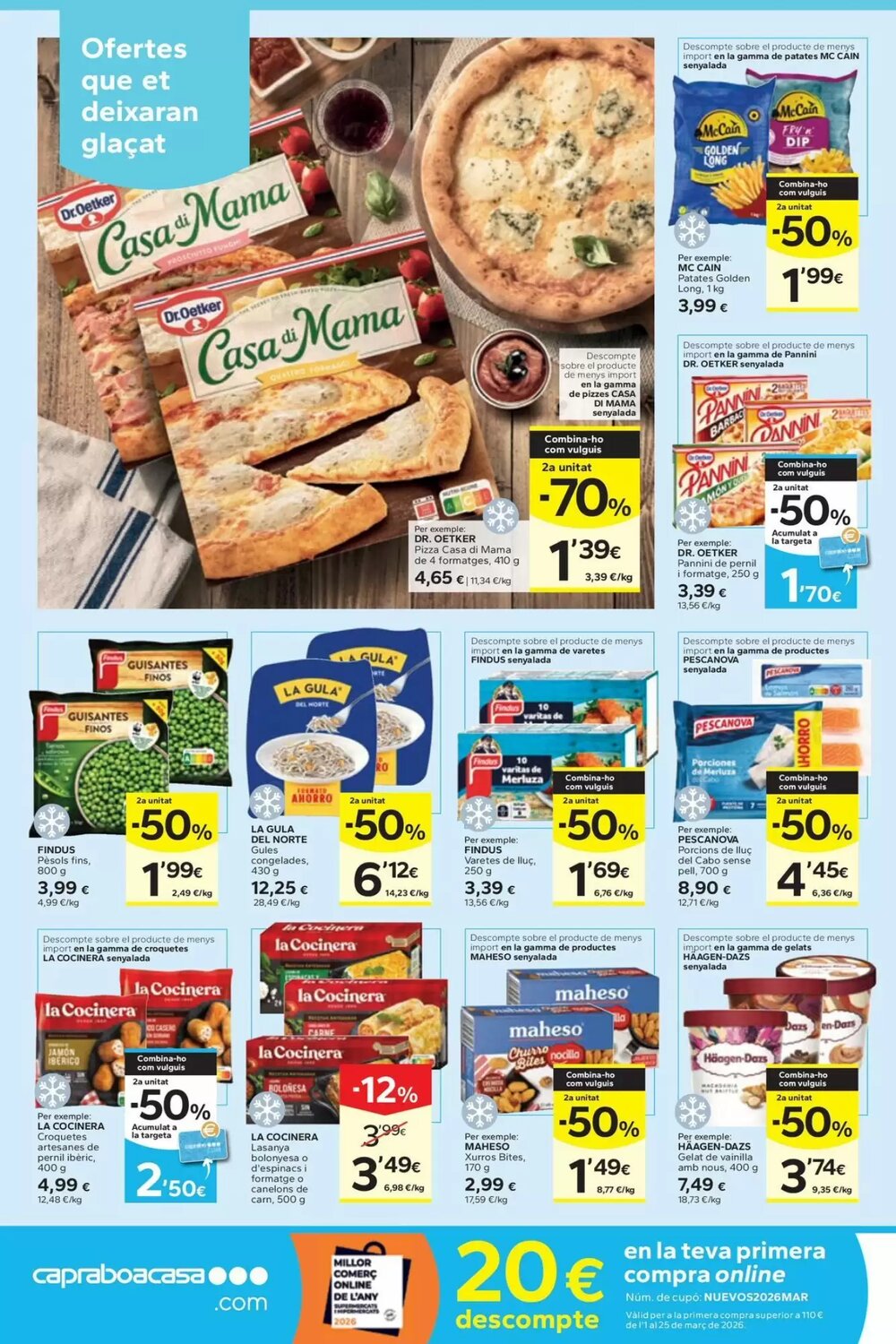 Folleto promocional de Caprabo válido desde el 26/02/2026 - Página 12.