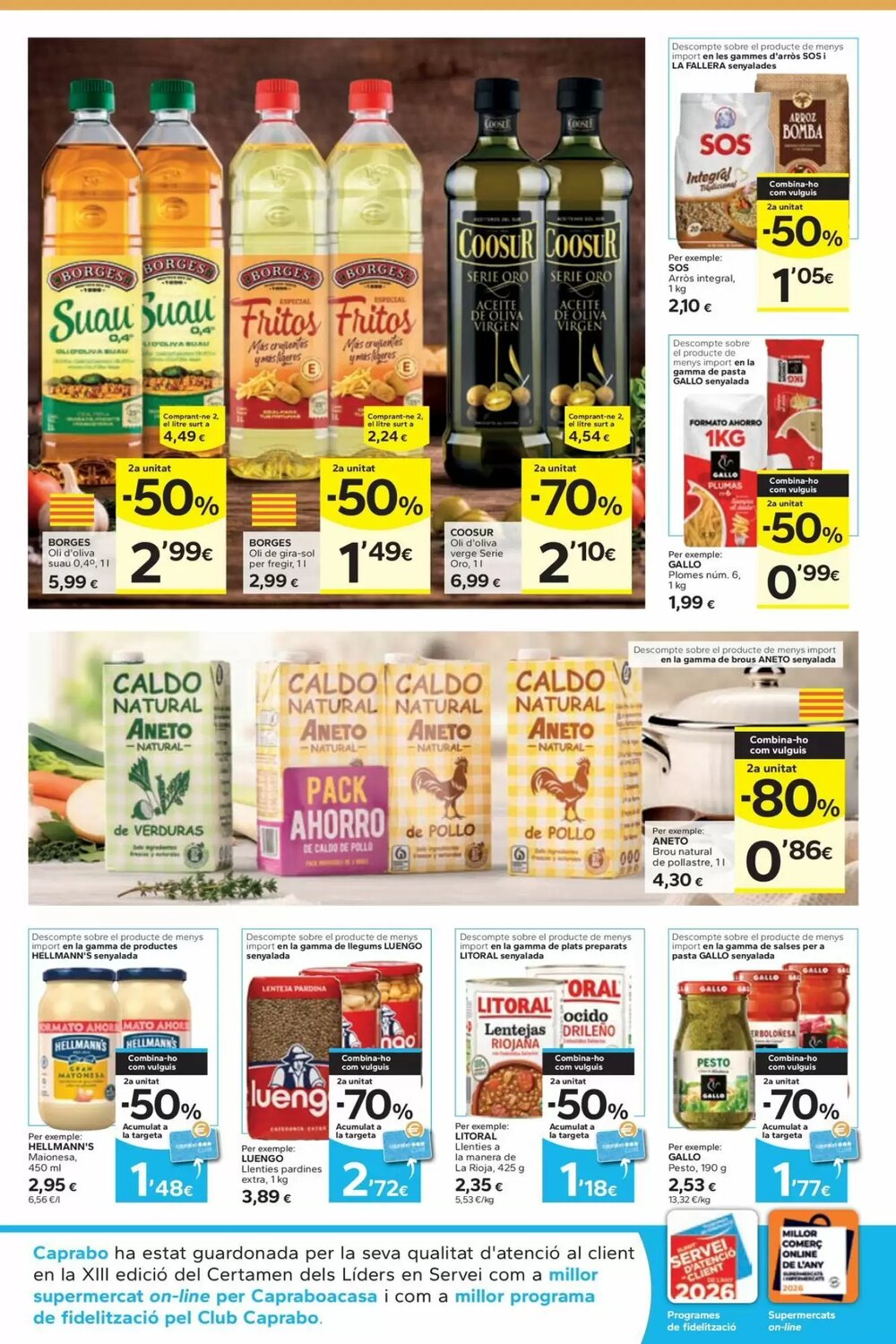 Folleto promocional de Caprabo válido desde el 26/02/2026 - Página 17.