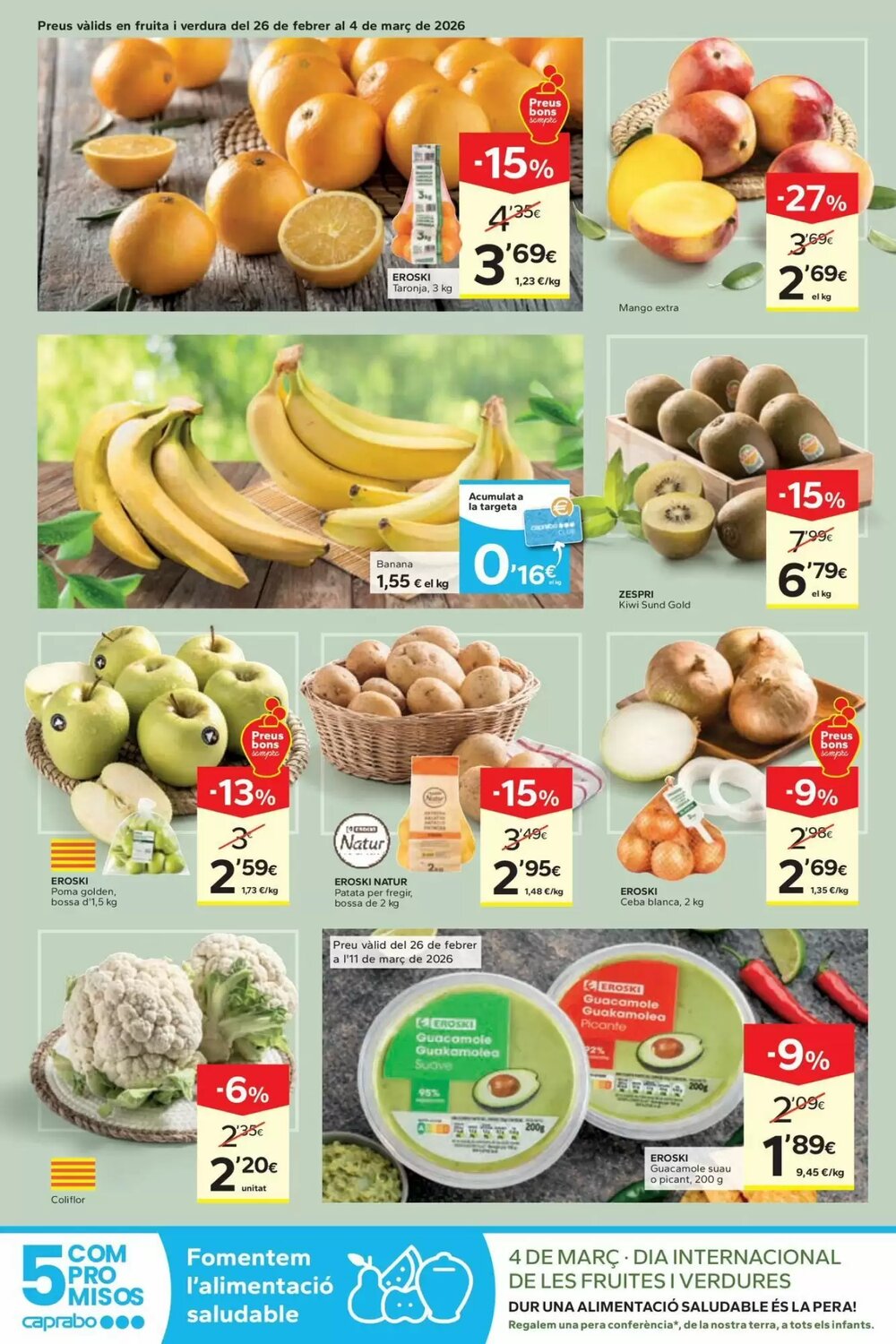 Folleto promocional de Caprabo válido desde el 26/02/2026 - Página 4.