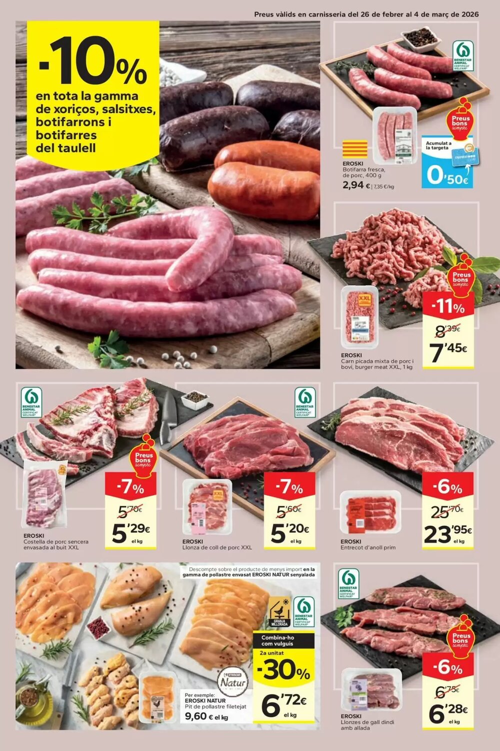 Folleto promocional de Caprabo válido desde el 26/02/2026 - Página 7.