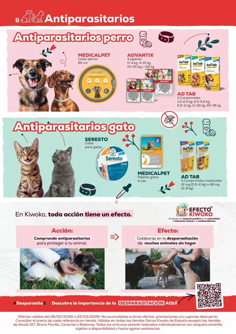 Folleto promocional de Kiwoko válido desde el 26/02/2026 - Página 8.
