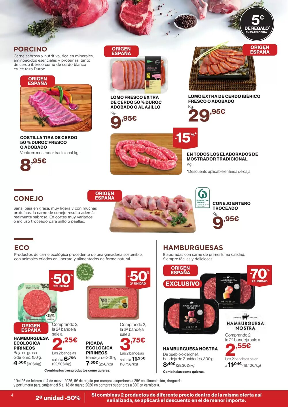 Folleto promocional de El Corte Inglés válido desde el 26/02/2026 - Página 4.
