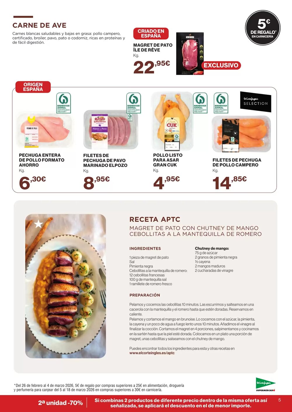 Folleto promocional de El Corte Inglés válido desde el 26/02/2026 - Página 5.