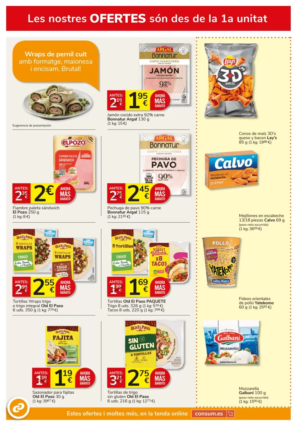 Folleto promocional de Consum válido desde el 26/02/2026 - Página 12.