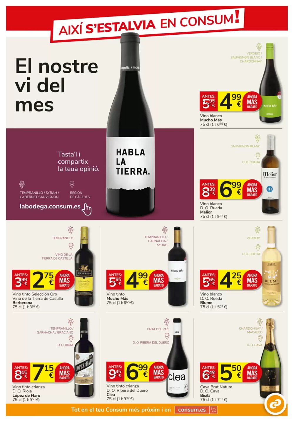Folleto promocional de Consum válido desde el 26/02/2026 - Página 13.
