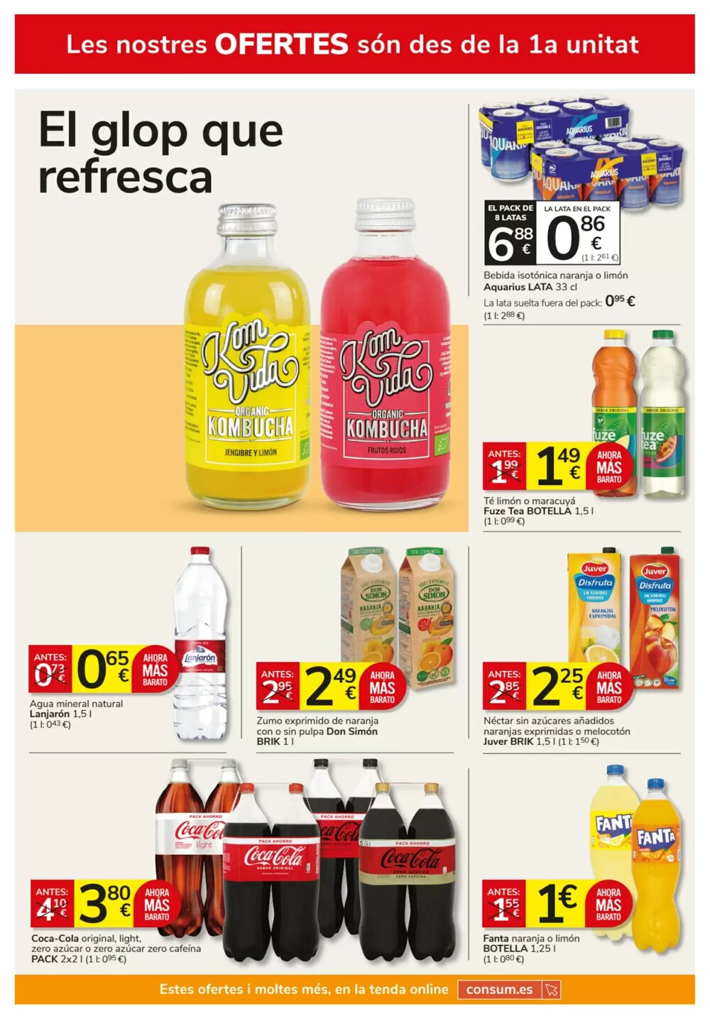 Folleto promocional de Consum válido desde el 26/02/2026 - Página 14.