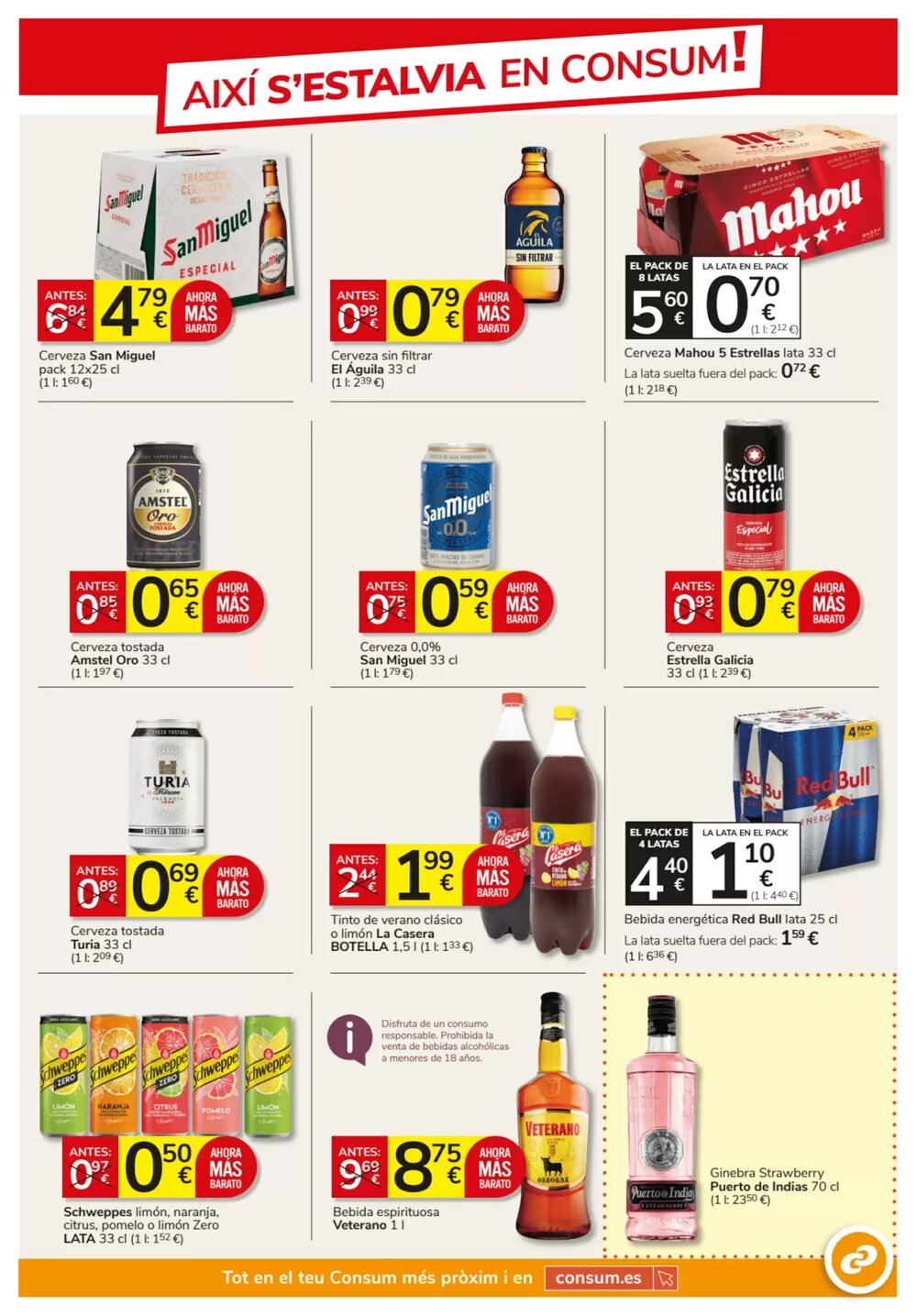 Folleto promocional de Consum válido desde el 26/02/2026 - Página 15.