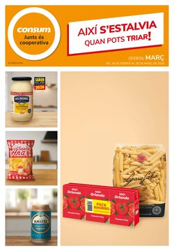 Folleto promocional de Consum válido desde el 26/02/2026