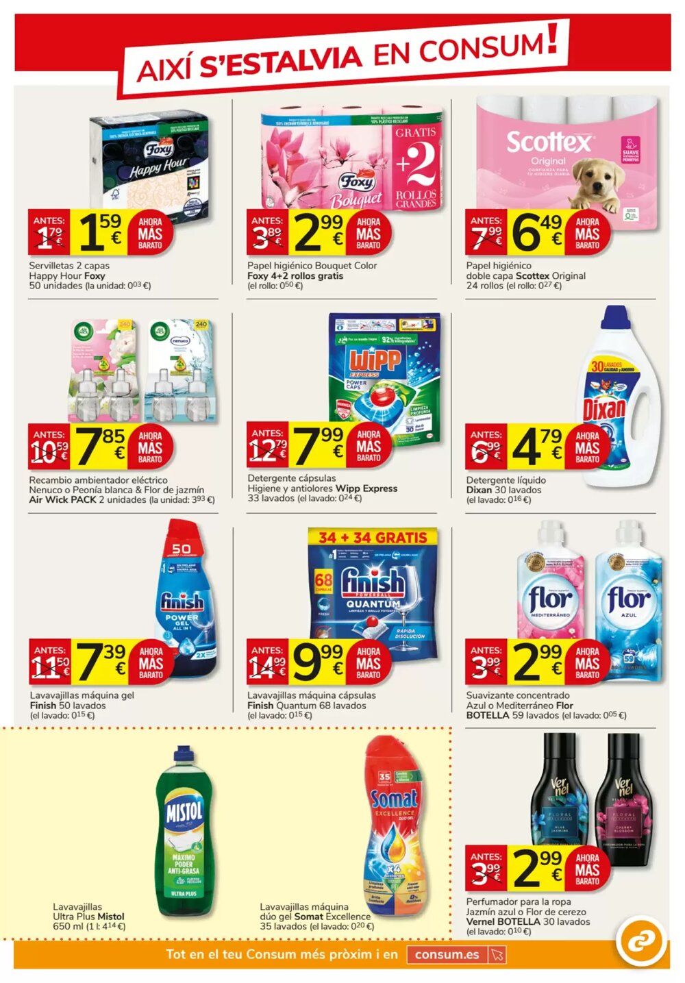 Folleto promocional de Consum válido desde el 26/02/2026 - Página 21.