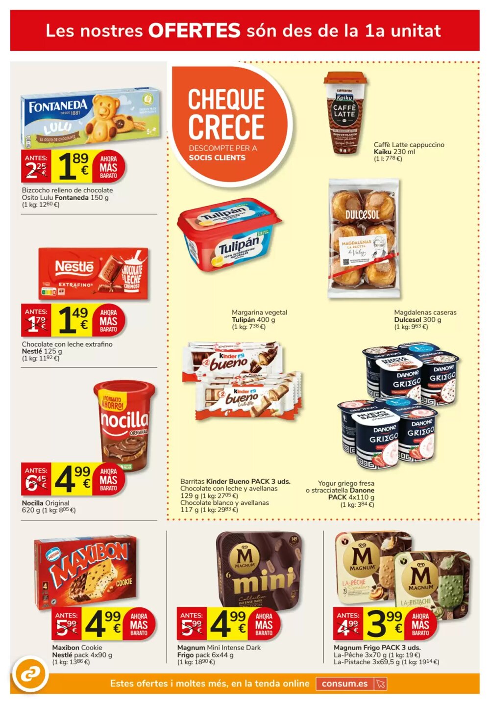 Folleto promocional de Consum válido desde el 26/02/2026 - Página 6.