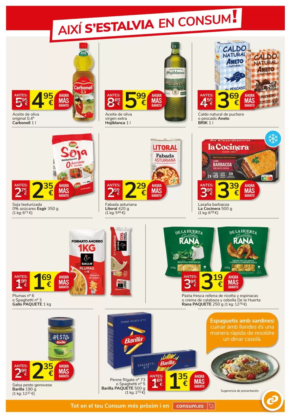 Folleto promocional de Consum válido desde el 26/02/2026 - Página 9.