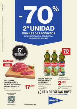 Folleto promocional de Hipercor válido desde el 26/02/2026