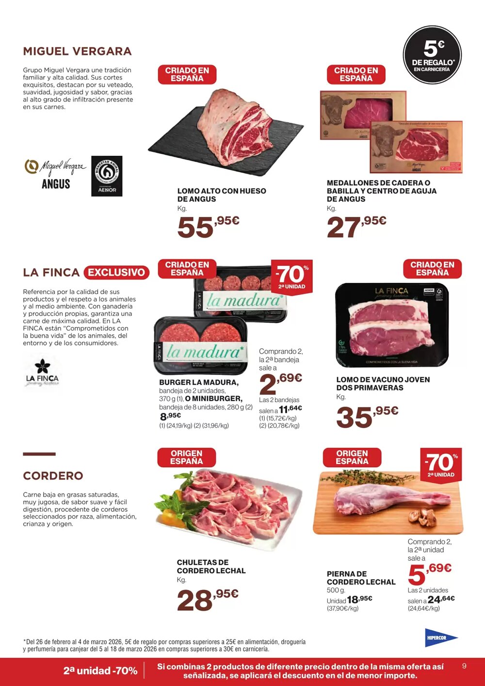 Folleto promocional de Hipercor válido desde el 26/02/2026 - Página 9.