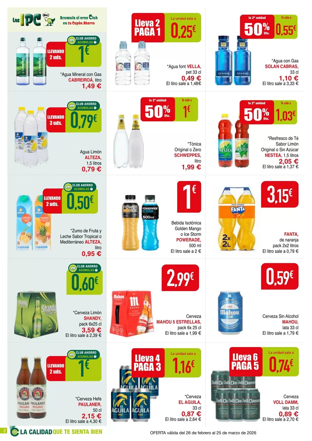 Folleto promocional de MAS válido desde el 26/02/2026 - Página 2.