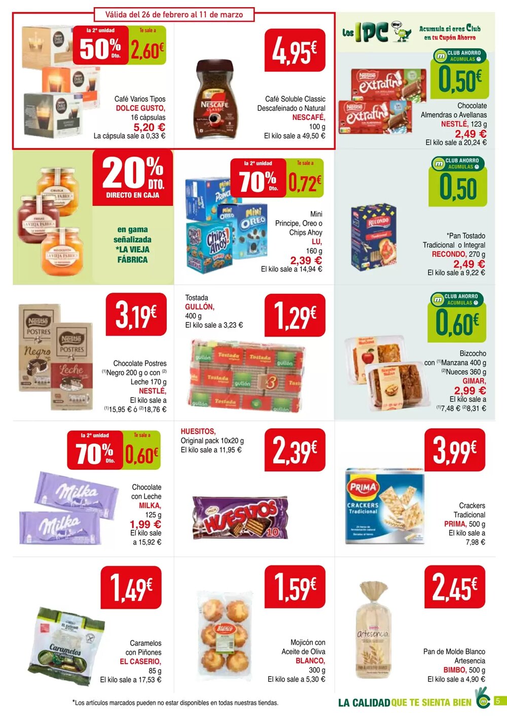 Folleto promocional de MAS válido desde el 26/02/2026 - Página 5.