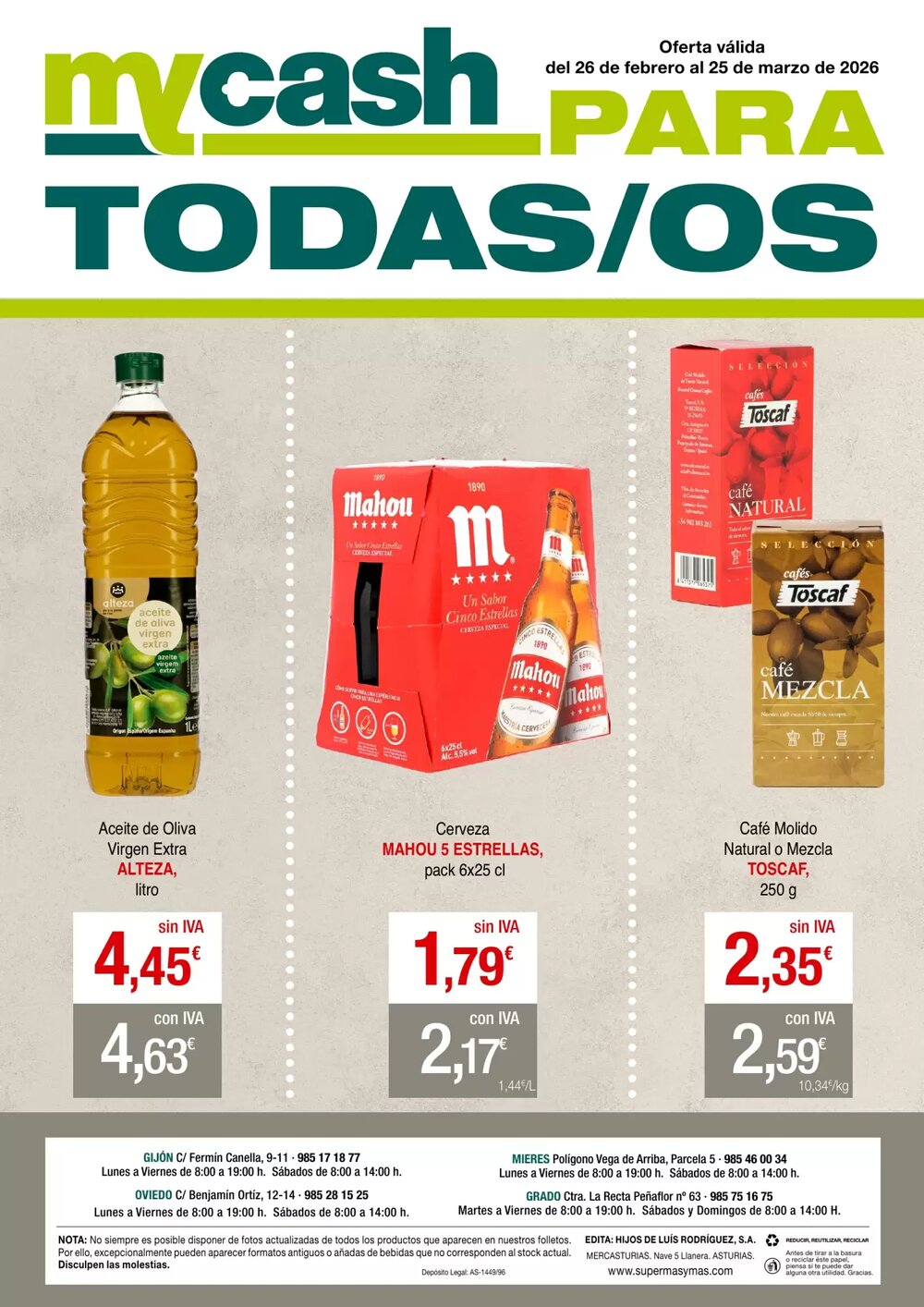 Folleto promocional de mycash profesional válido desde el 26/02/2026 - Página 8.