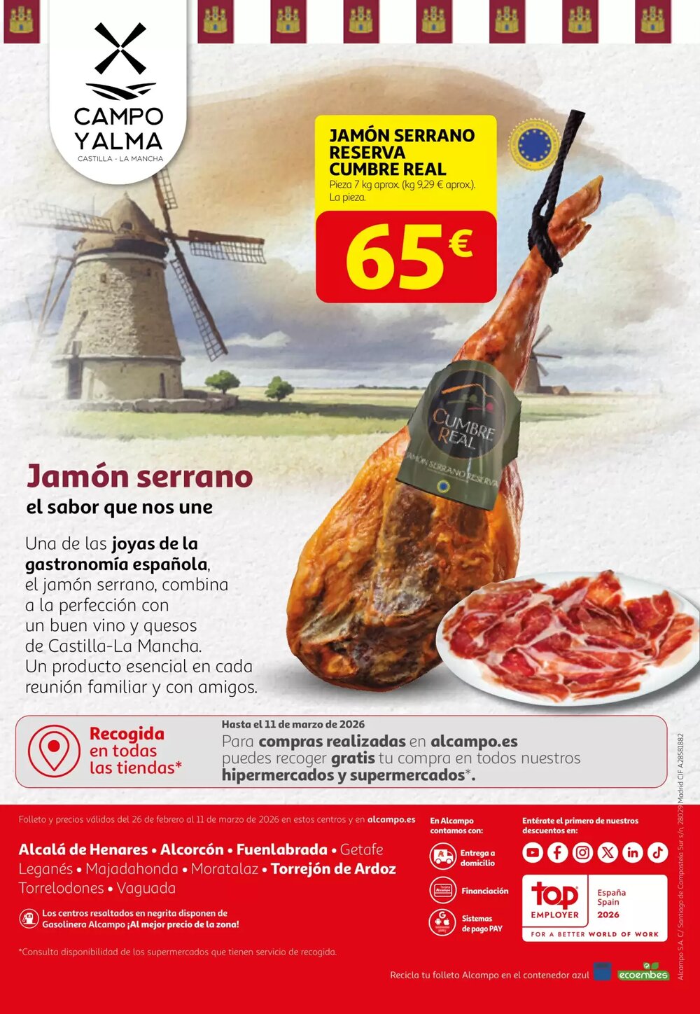Folleto promocional de Alcampo válido desde el 26/02/2026 - Página 12.