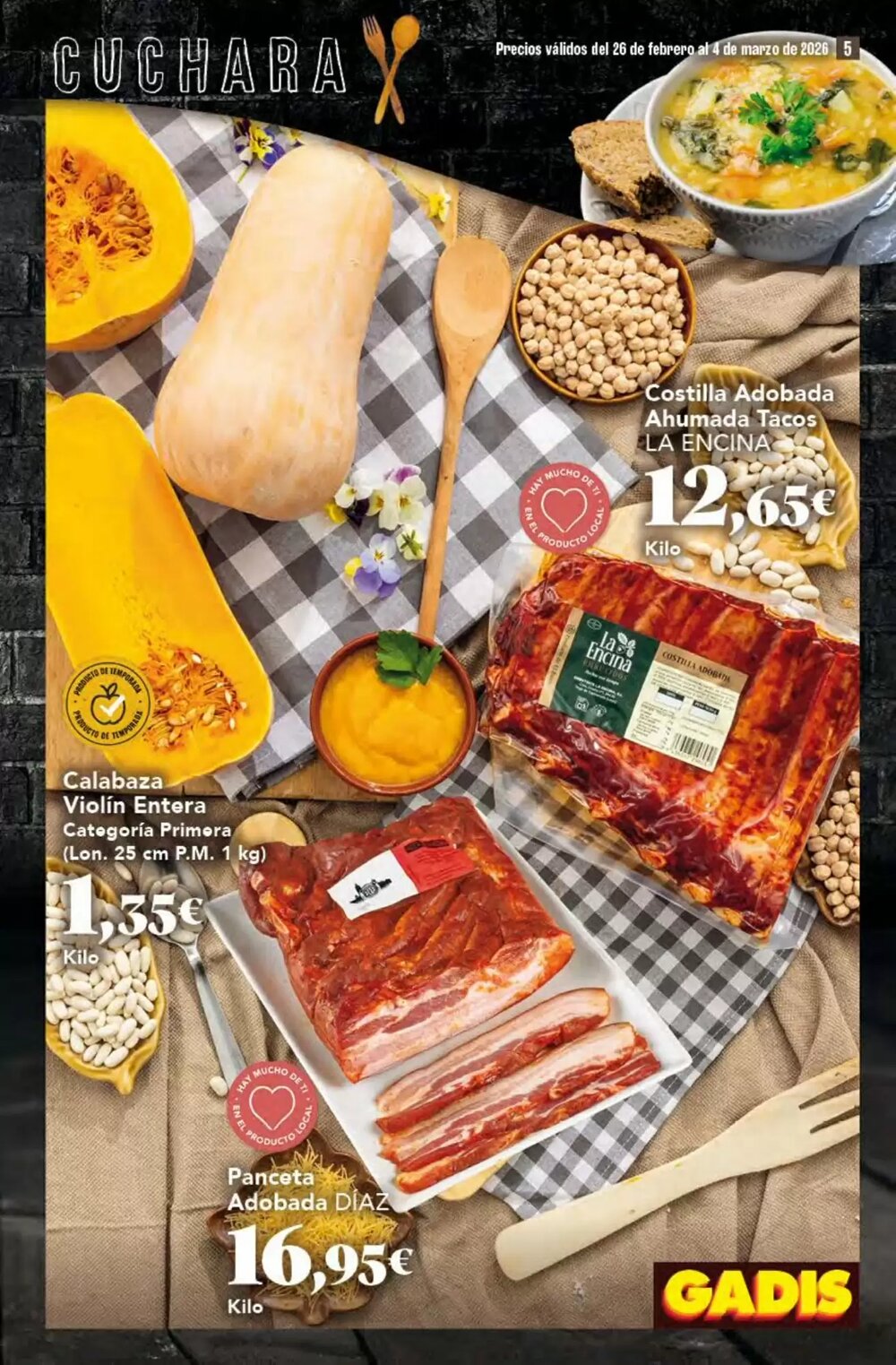 Folleto promocional de Gadis válido desde el 26/02/2026 - Página 5.