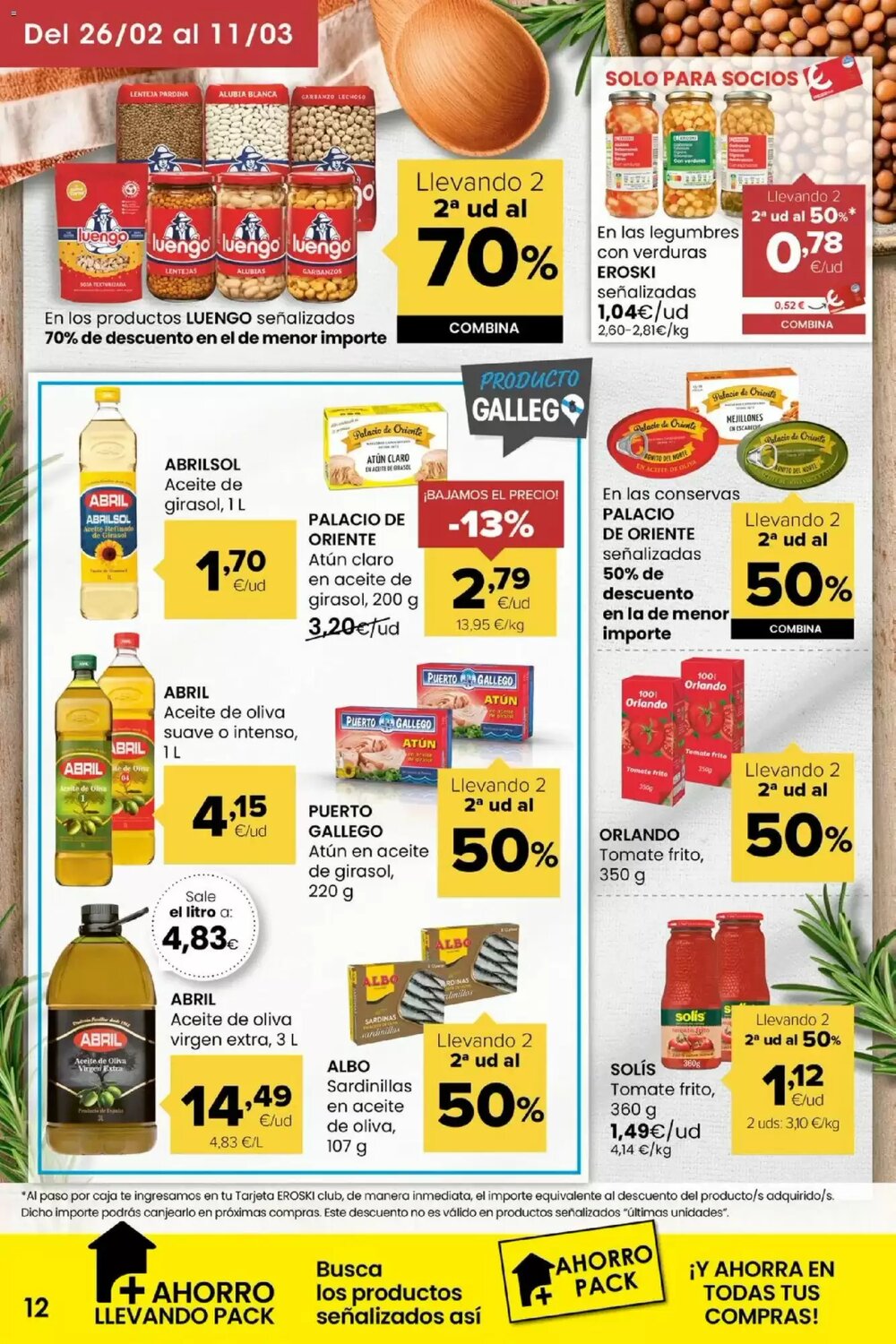 Folleto promocional de Autoservicios Familia válido desde el 26/02/2026 - Página 12.