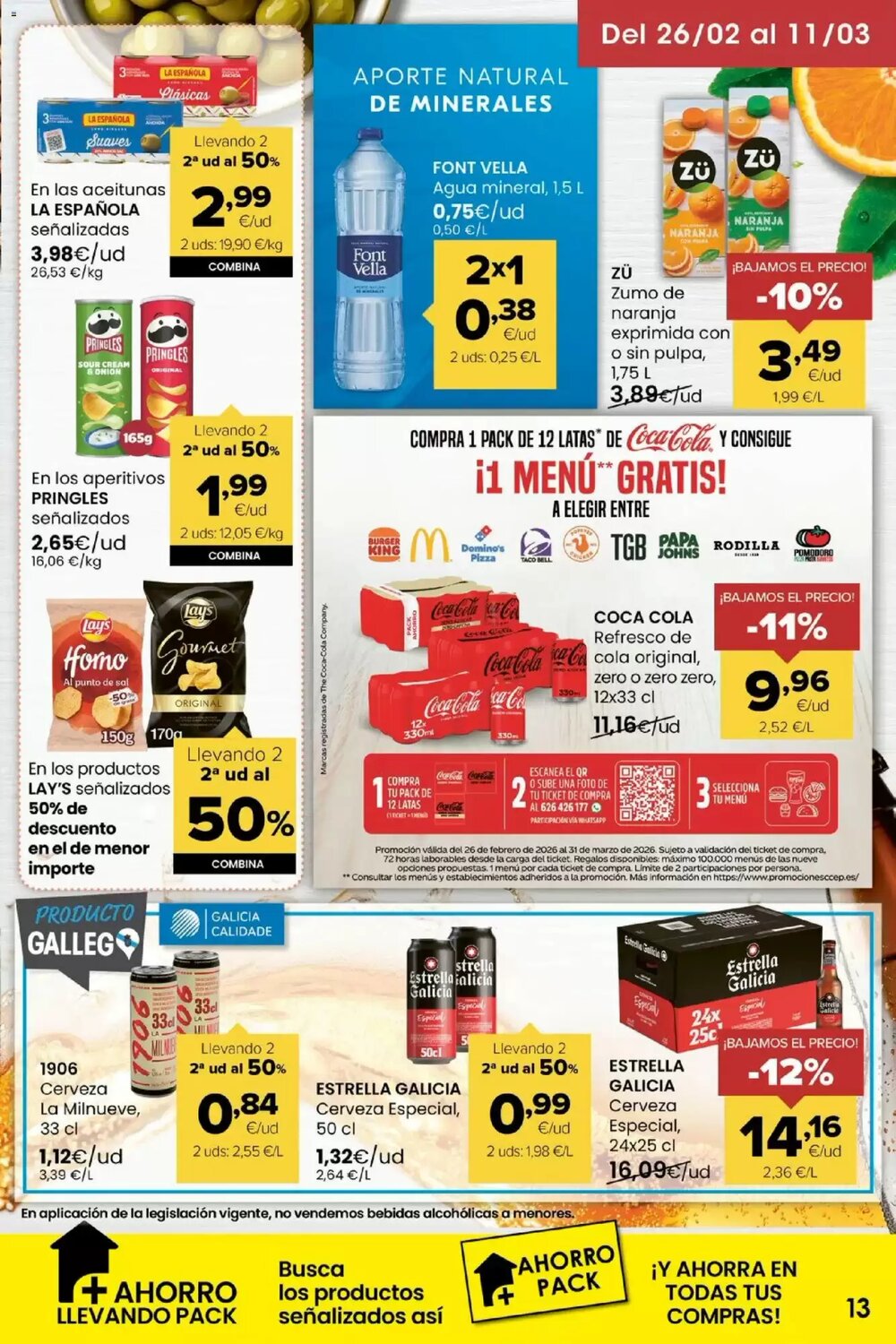 Folleto promocional de Autoservicios Familia válido desde el 26/02/2026 - Página 13.