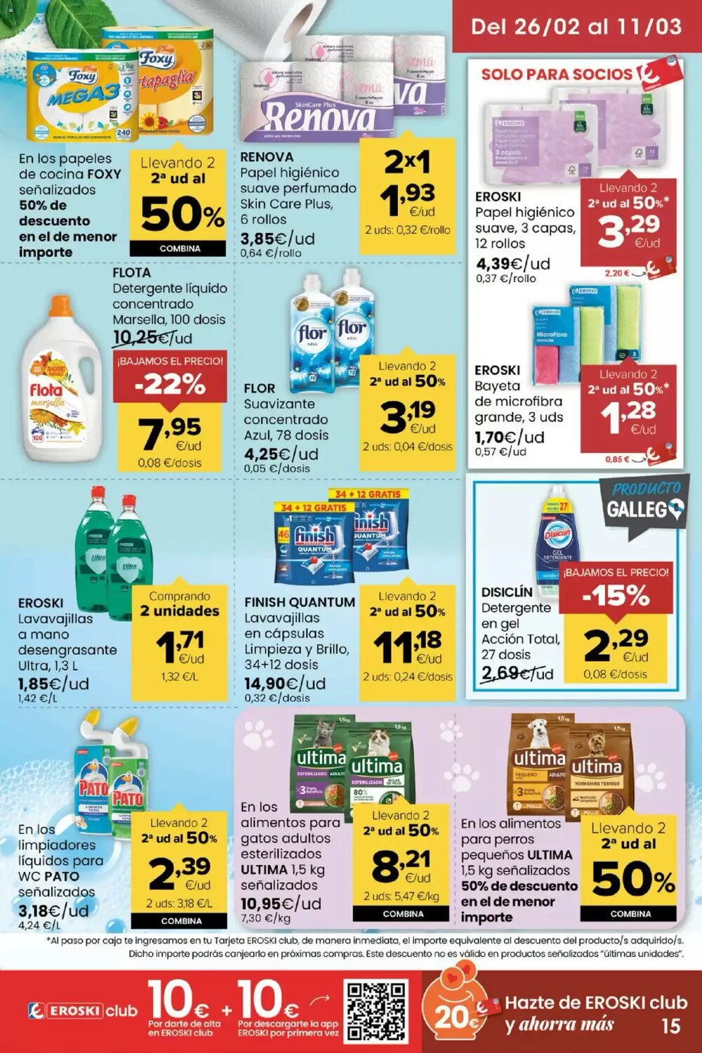 Folleto promocional de Autoservicios Familia válido desde el 26/02/2026 - Página 15.