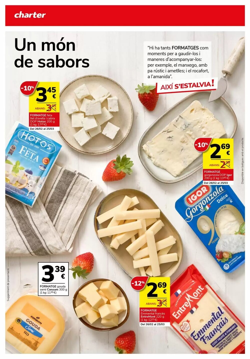 Folleto promocional de Supermercados Charter válido desde el 26/02/2026 - Página 12.