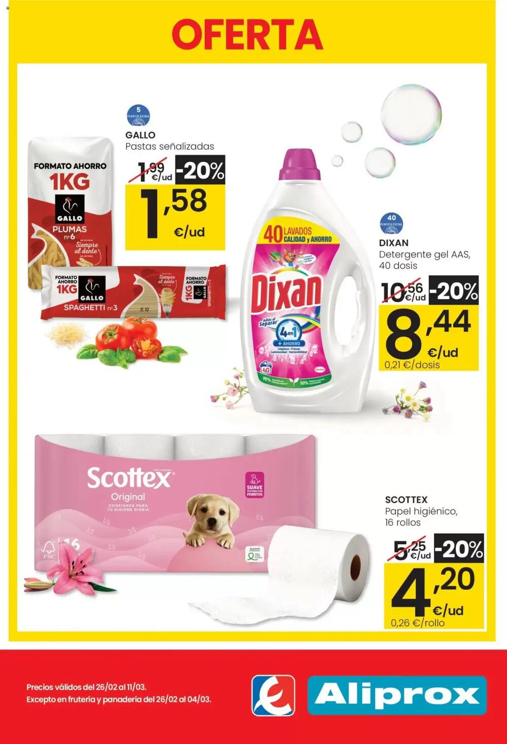 Folleto promocional de Eroski válido desde el 26/02/2026 - Página 1.