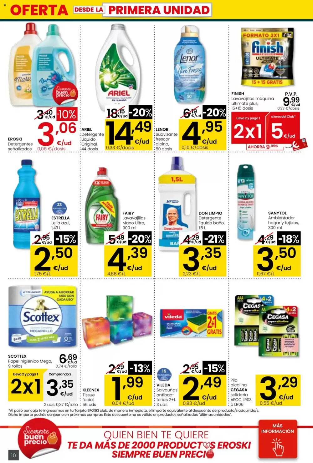 Folleto promocional de Eroski válido desde el 26/02/2026 - Página 10.