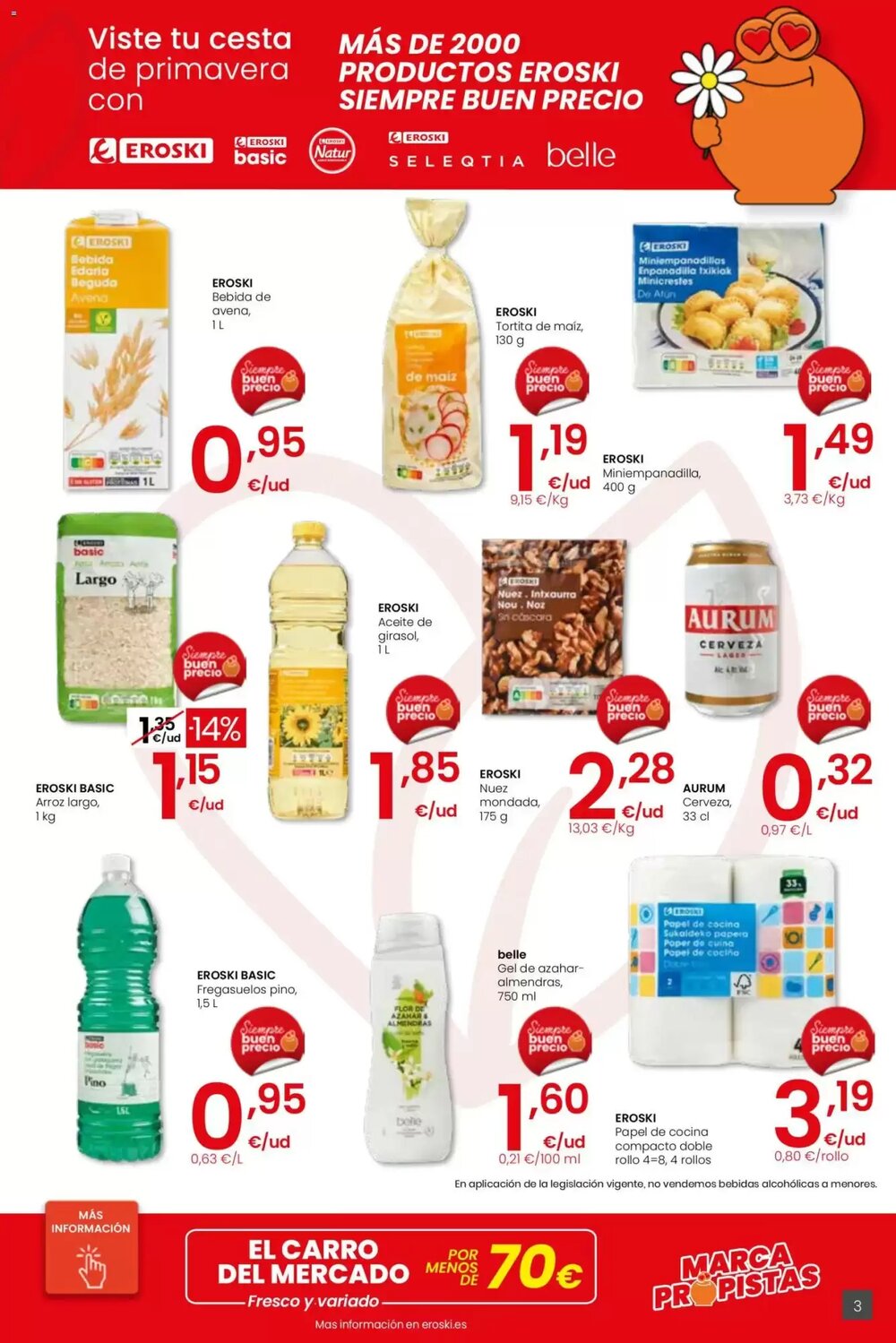 Folleto promocional de Eroski válido desde el 26/02/2026 - Página 3.