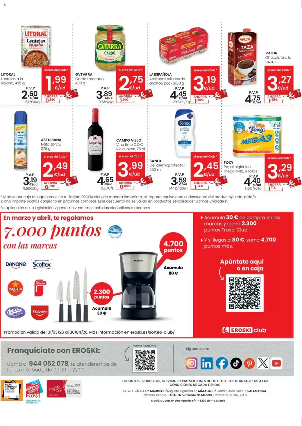 Folleto promocional de Eroski válido desde el 26/02/2026 - Página 4.