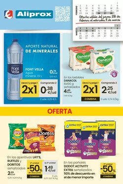 Folleto promocional de Aliprox válido desde el 26/02/2026