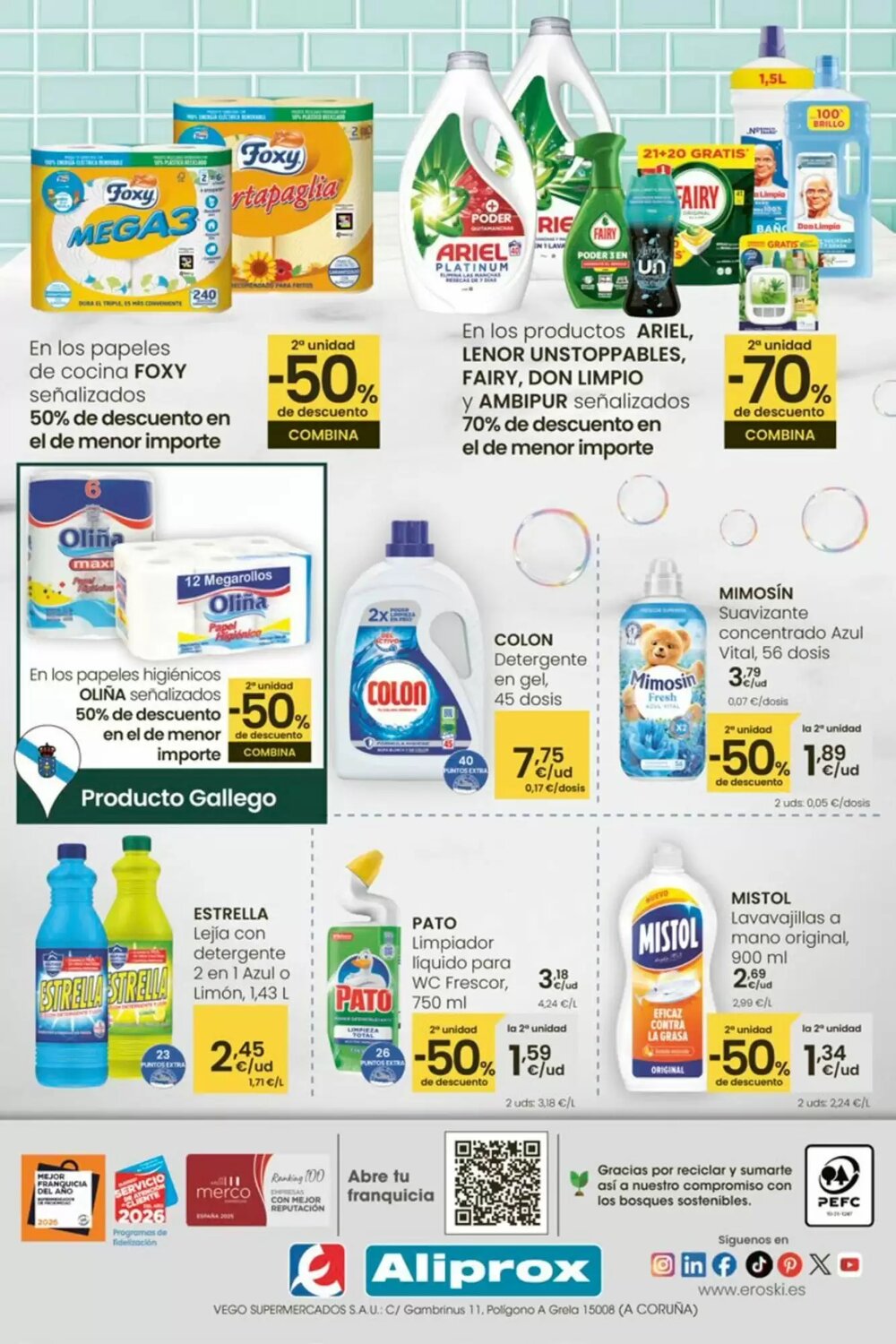 Folleto promocional de Aliprox válido desde el 26/02/2026 - Página 8.