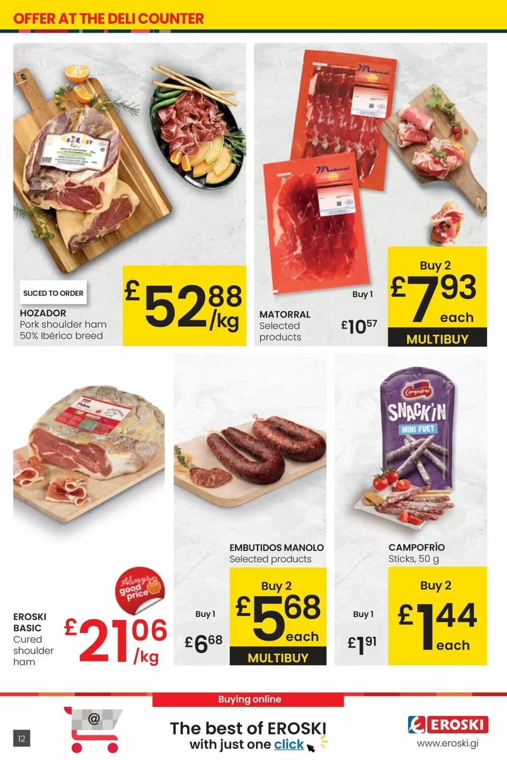 Folleto promocional de Eroski válido desde el 26/02/2026 - Página 12.