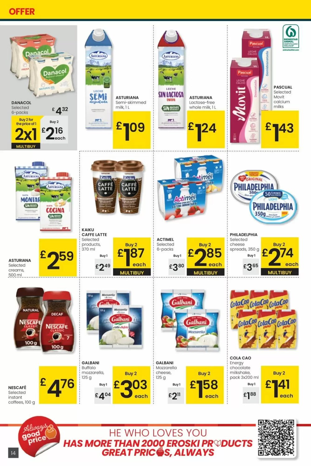 Folleto promocional de Eroski válido desde el 26/02/2026 - Página 14.