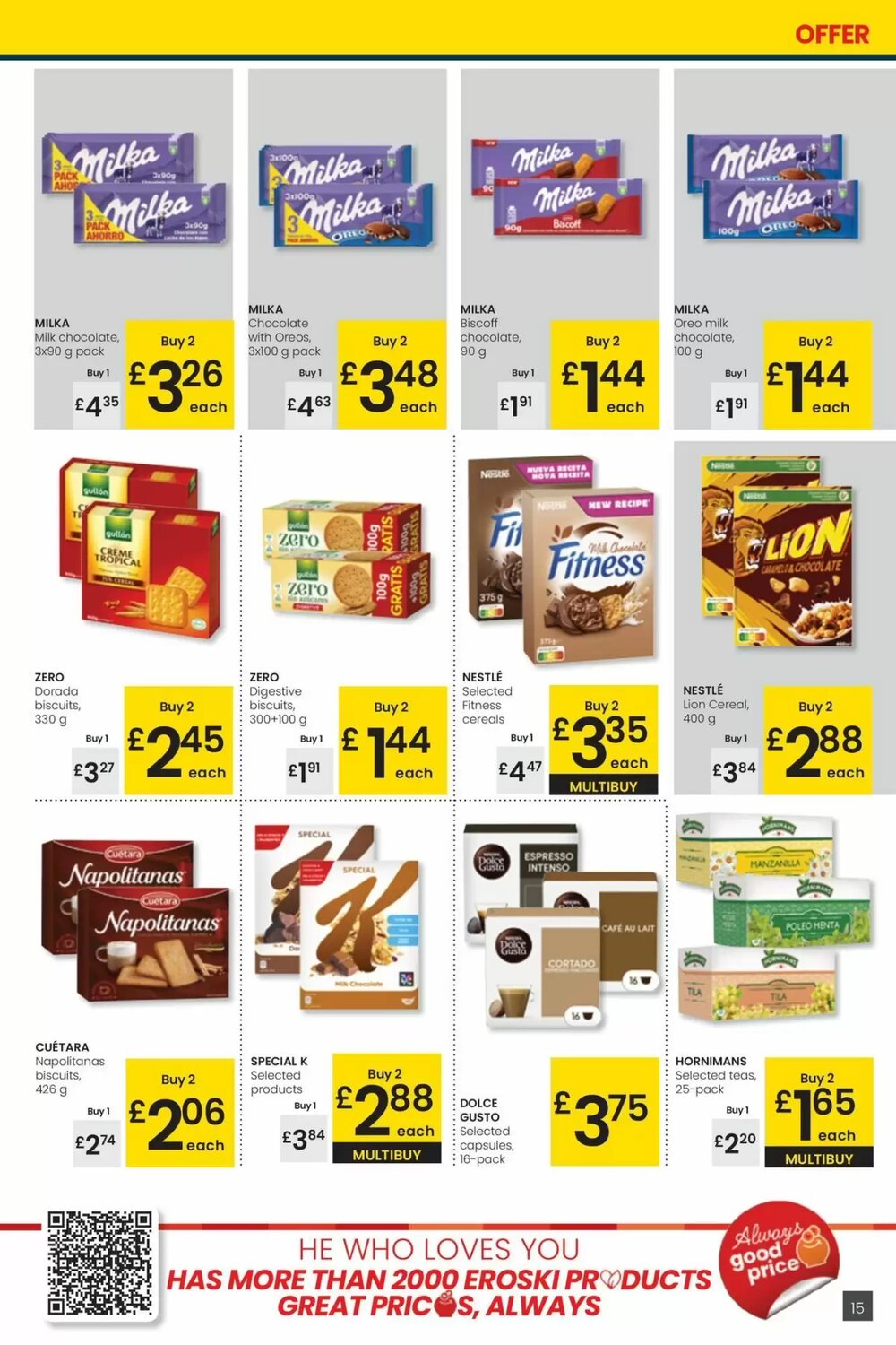 Folleto promocional de Eroski válido desde el 26/02/2026 - Página 15.