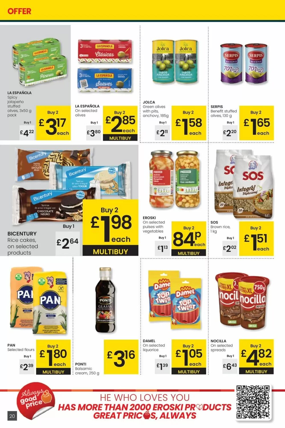 Folleto promocional de Eroski válido desde el 26/02/2026 - Página 20.