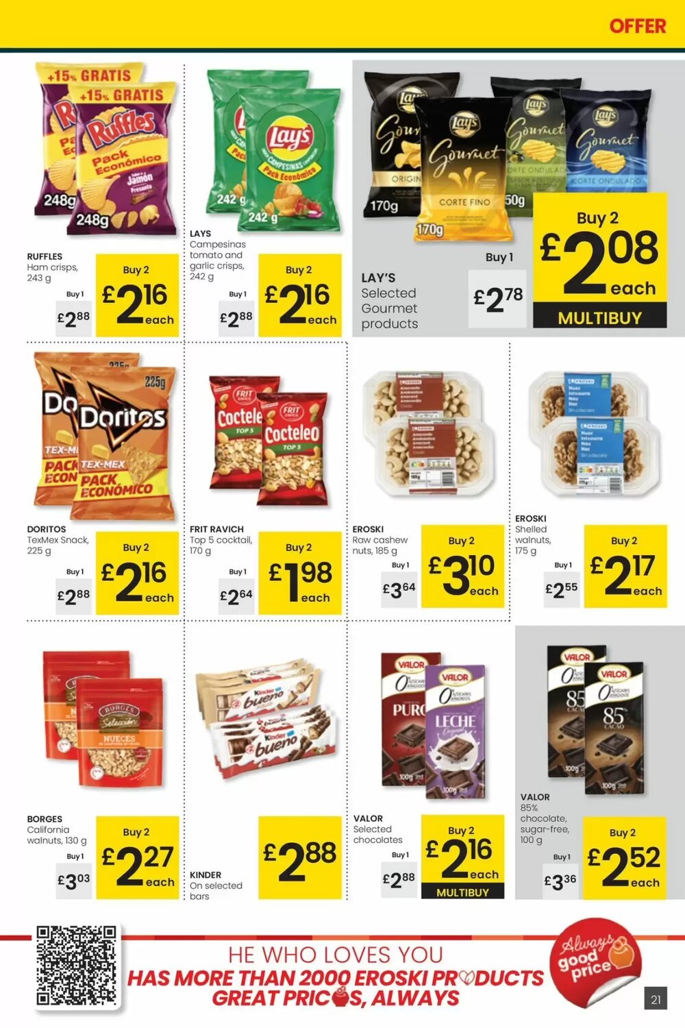 Folleto promocional de Eroski válido desde el 26/02/2026 - Página 21.