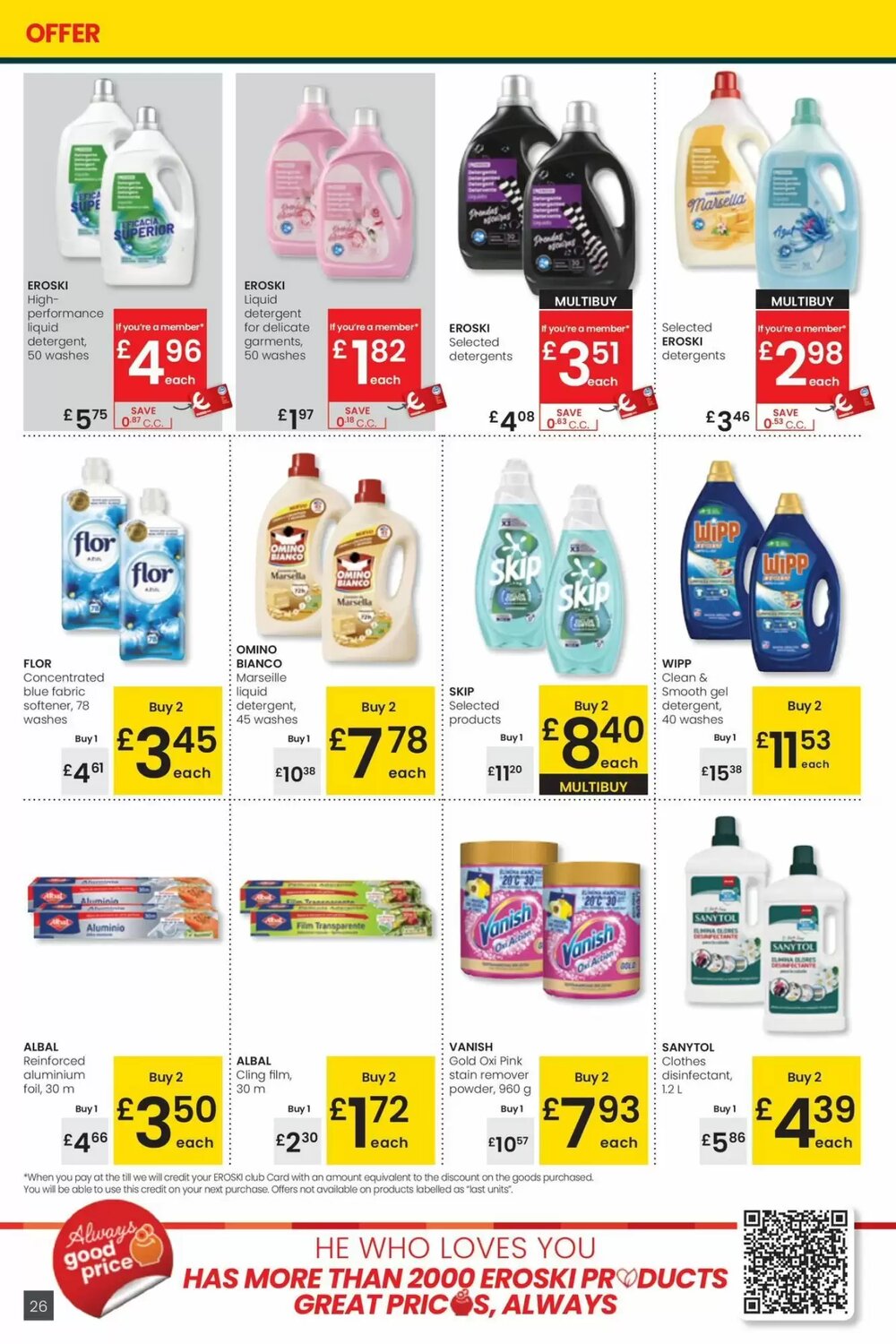 Folleto promocional de Eroski válido desde el 26/02/2026 - Página 26.